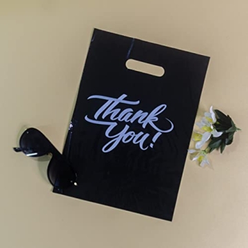 Infinite Pack Black 9x12 Thank You Merchandise Bags