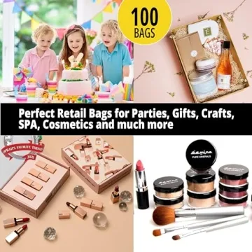 Infinite Pack Black 9x12 Thank You Merchandise Bags