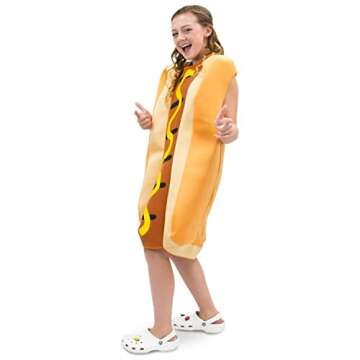 Ballpark Frank Hot Dog Costume for Kids - Fun & Durable