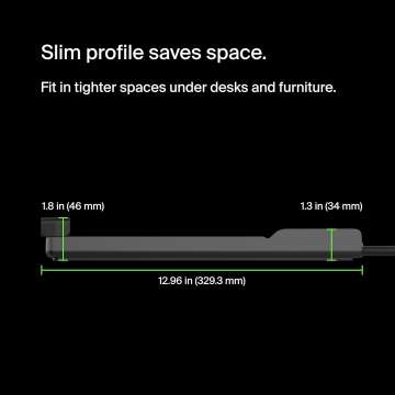 Belkin 12-Outlet Surge Protector Power Strip 8ft