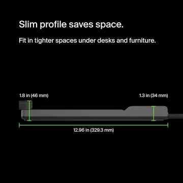 Belkin 12-Outlet Surge Protector Power Strip 8ft