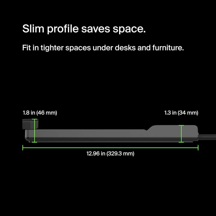 Belkin 12-Outlet Surge Protector Power Strip 8ft