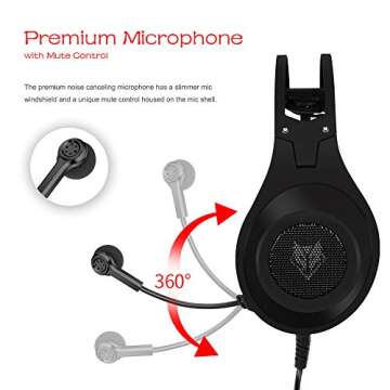 NUBWO N2 Gaming Headset - Superior Sound and Comfort for Gamers