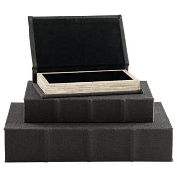 Stylish Vintage 3 Piece Keepsake Storage Box Set