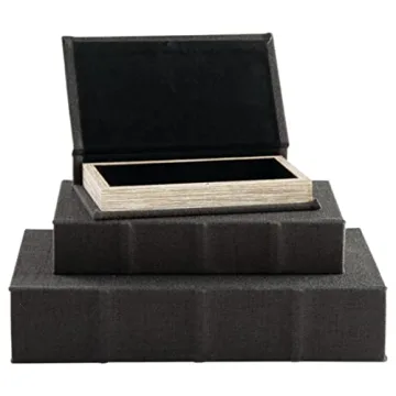Stylish Vintage 3 Piece Keepsake Storage Box Set