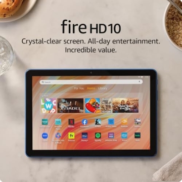 Amazon Fire HD 10 Tablet - 10.1" Full HD, 64GB
