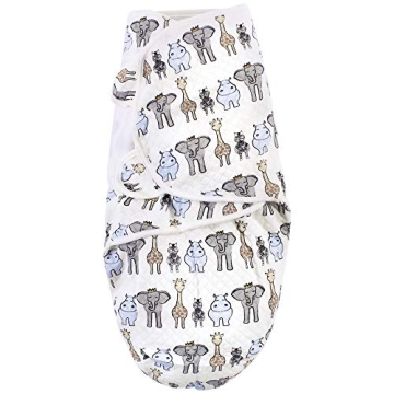Hudson Baby Swaddle Wraps 3pk - Soft Cotton for Newborns