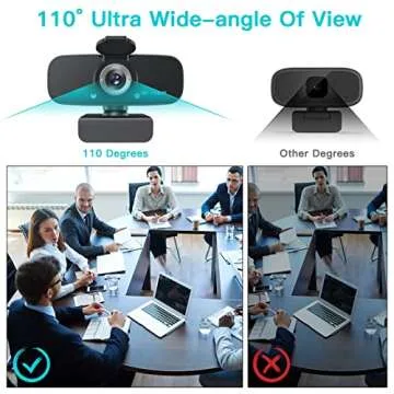 Argmao 1080P Webcam with Noise Reduction Microphone