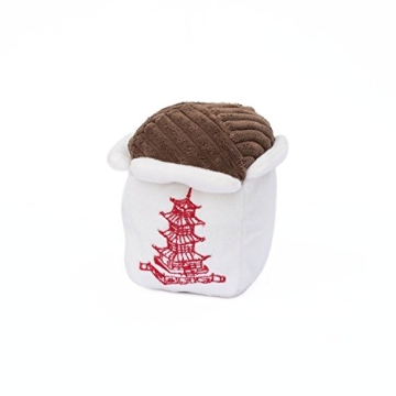 Zippy Paws ZP872 Nomz Chinese Take Out Dog Toy, 300 g