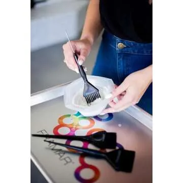 Framar Family Hair Color Brush Set - Hair Dye Brush Kit, Hair Coloring Brush, Hair Dying Brush to Apply Hair Color, Hair Color Brushes Bulk, Hair Tint Brush, Tint Brushes for Hair Color - 3 Pack