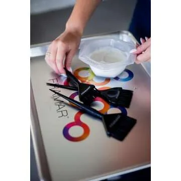 Framar Family Hair Color Brush Set - Hair Dye Brush Kit, Hair Coloring Brush, Hair Dying Brush to Apply Hair Color, Hair Color Brushes Bulk, Hair Tint Brush, Tint Brushes for Hair Color - 3 Pack