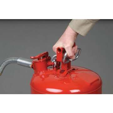 Justrite 5 Gallon Safety Gas Can with Flame Arrester