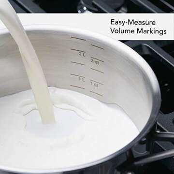 KitchenAid 5-Ply Clad Stainless Steel Cookware Pots and Pans Set, 10 Piece, Polished Stainless