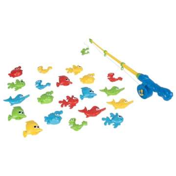 Pressman Let’s Go Fishin’ 123 in The Sea! - Practice Counting, Shapes, and Colors Game - Ages 4 and Up, 1-4 Players