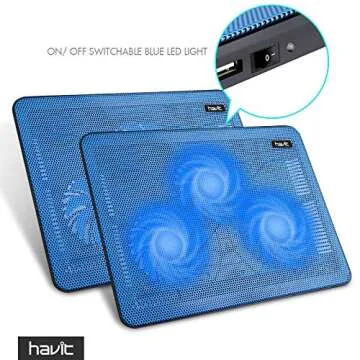 Havit HV-F2056 Ultra-Portable Laptop Cooler with Fans