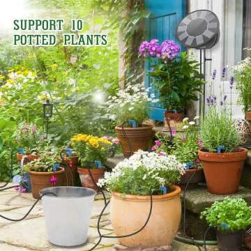 Solar Drip Irrigation Kit - Perfect for Garden Plants