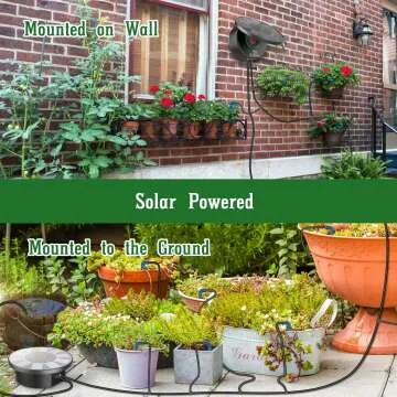 Solar Drip Irrigation Kit - Perfect for Garden Plants