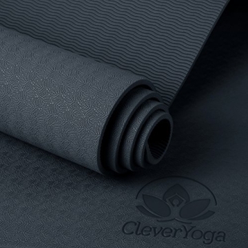 Clever Yoga Better Grip Thick Yoga Mat for Beginners