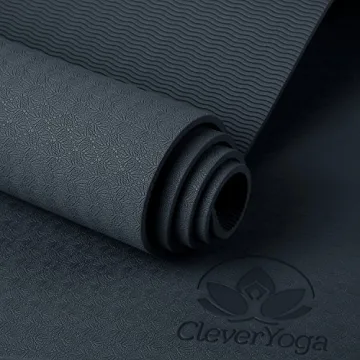 Clever Yoga Better Grip Thick Yoga Mat for Beginners