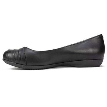 Black Clara Women's Ballet Flats by CLIFFS 8.5 W