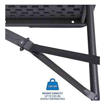 Iceberg IndestrucTable Too Bi-Fold Folding Table, 60" x 30"