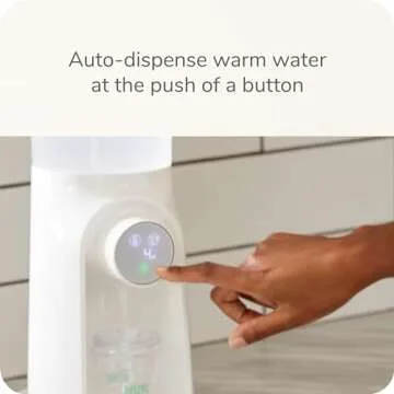 NUK Instant Baby Bottle Warmer & Water Dispenser with 3 Temperature Settings, a Fast & Reliable Newb...
