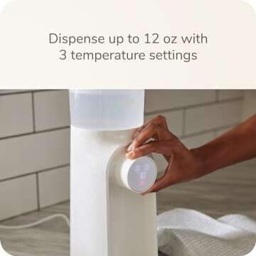 NUK Instant Baby Bottle Warmer & Water Dispenser with 3 Temperature Settings, a Fast & Reliable Newborn Essential