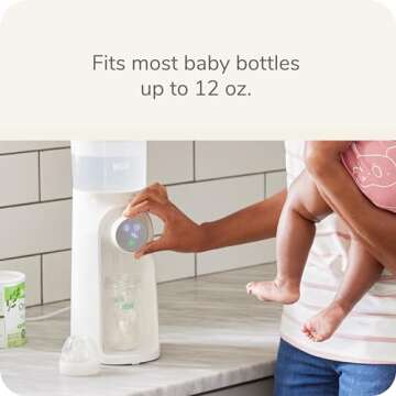 NUK Instant Baby Bottle Warmer & Water Dispenser with 3 Temperature Settings, a Fast & Reliable Newborn Essential