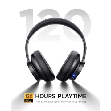 Picun B8 Bluetooth Headphones with 120H Playtime