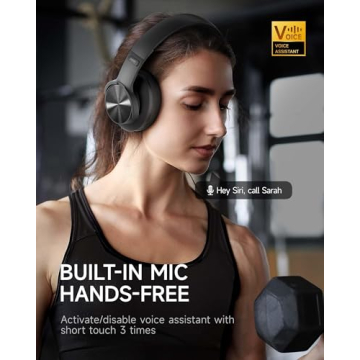 Picun B8 Bluetooth Headphones with 120H Playtime