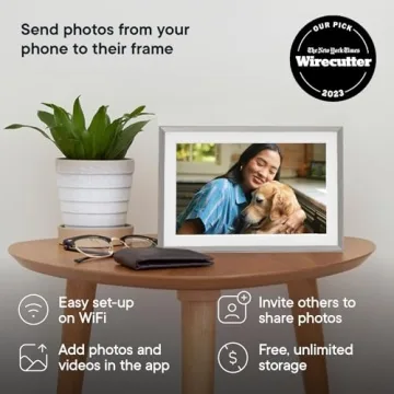 Aura Carver 10.1" Digital Frame - Effortless Photo Sharing