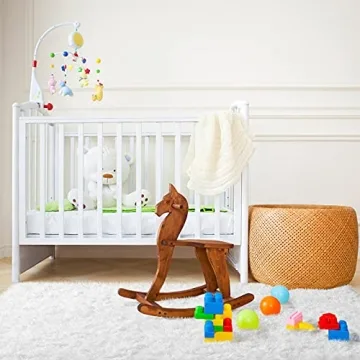 Ophanie Fluffy White Area Rug for Bedroom & Living Room