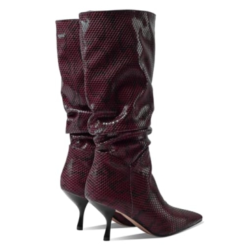 Shop SHODENSE Vintage Kitten Heel Slouch Boots Online