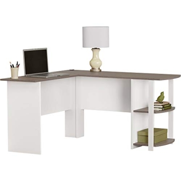 Ameriwood Home Dakota L-Desk with Bookshelves