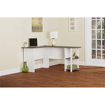 Ameriwood Home Dakota L-Desk with Bookshelves