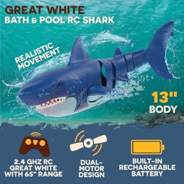 Remote Control Shark Toy for Kids – Bath & Pool Fun