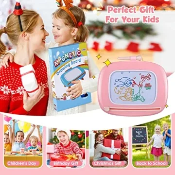Smasiagon Magnetic Drawing Board for Creative Toddlers