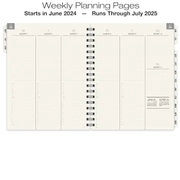 2024-2025 Academic Planner for Organized Scheduling and Goals