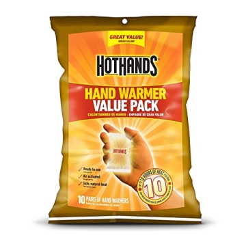 HotHands Hand Warmer Value Pack 10 Count Long-Lasting Warmth