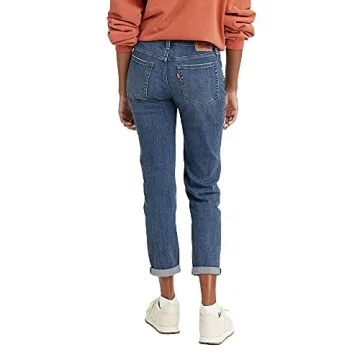 Shop Levi's Women's New Boyfriend Jeans in Lapis Gem