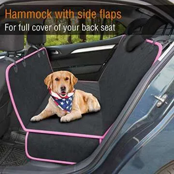 Active Pets Dog Car Seat Cover - Waterproof, Universal Fit