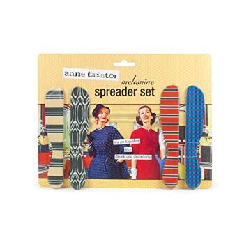 Anne Taintor Cheese Butter Spreader Set with Humorous Design
