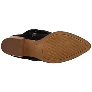 Amazon Essentials Women's Tall Block Heel Boots, Black, 8.5