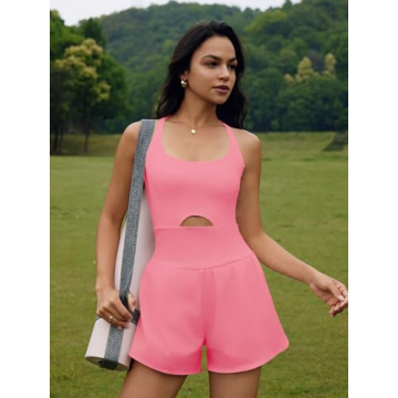SENSERISE Women's Stylish Workout Romper for All Occasions