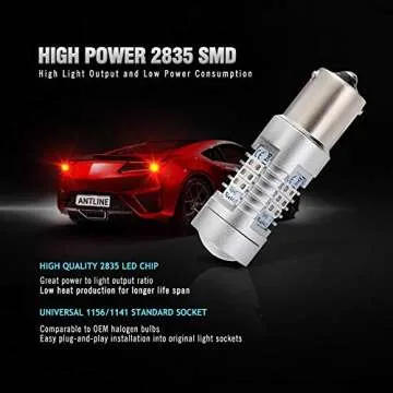 Antline LED 1156 1141 1003 7506 Bulb 1260 Lumens in Pack of 4