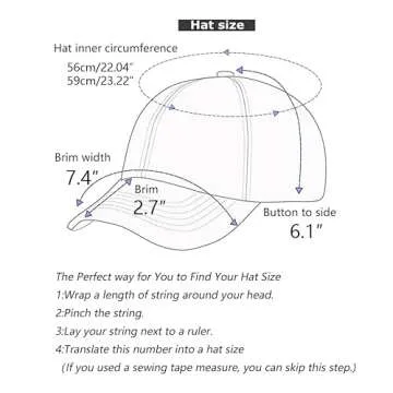 Unisex Adjustable Cotton Baseball Cap for Every Occasion