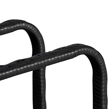 Outsunny Wicker Pool Float Storage Cart with Wheels