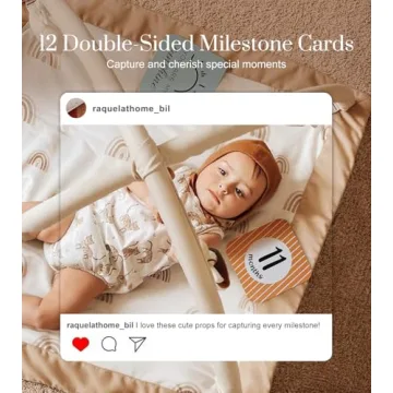 Washable Tummy Time Mat & Deluxe Baby Play Gym with Toys