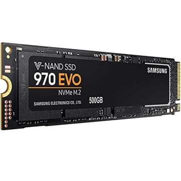 SAMSUNG 500GB 970 EVO M.2 PCI-Express 3.0 Solid State Drive