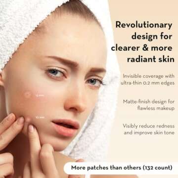 LE GUSHE Korean Pimple Patches for Face (132 Dots) - Hydrocolloid Acne Patches with Tea Tree Oil - I...